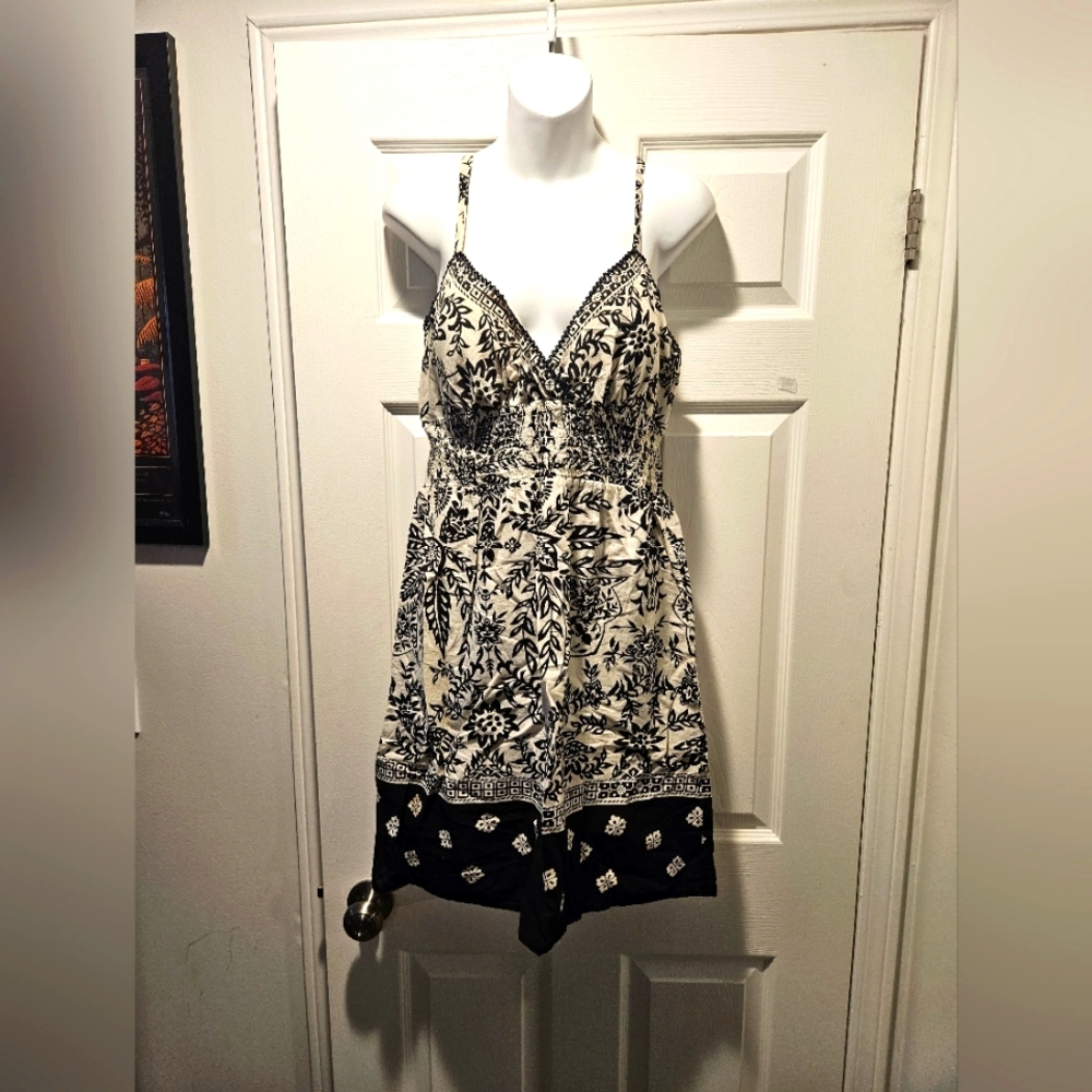 Casual dress with spaghetti straps